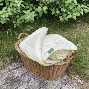 Sommerfüllung mit 800g Schurwolle - 135cm Breite