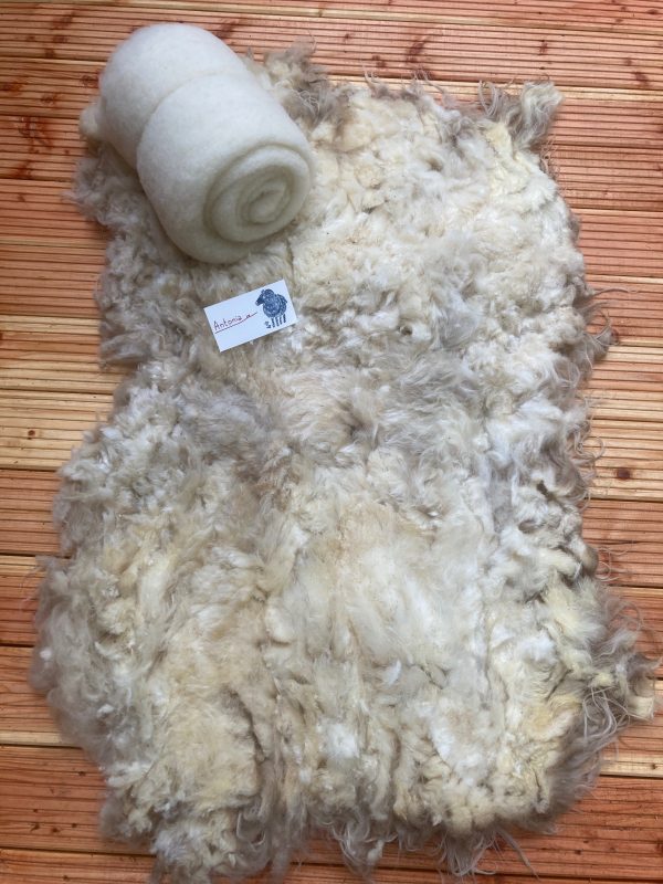 DIY FilzFell weiß "Antonia" – Bild 2