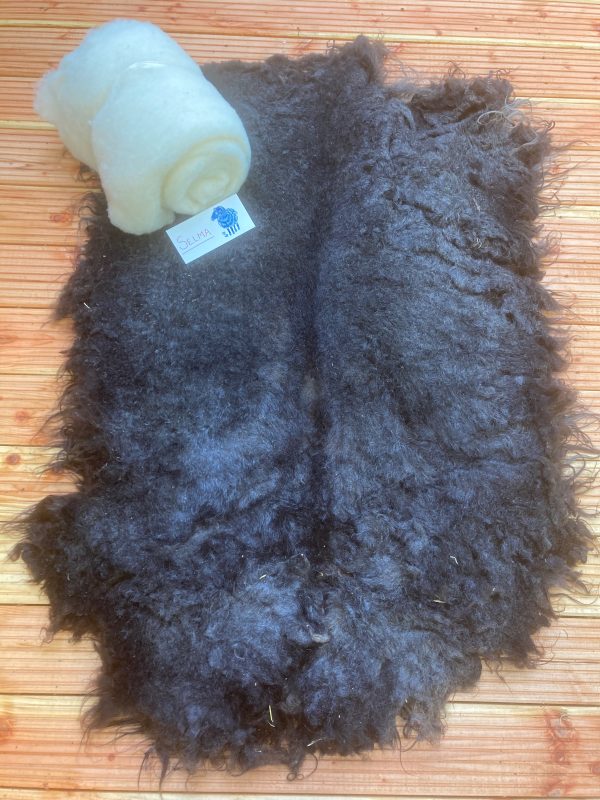 DIY FilzFell schwarz meliert "Selma" – Bild 2