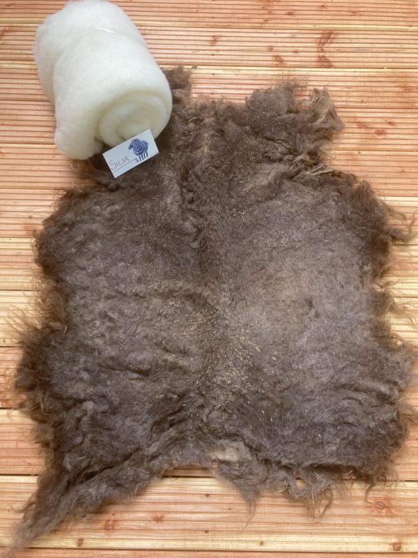 DIY FilzFell braun meliert "Silja" – Bild 2