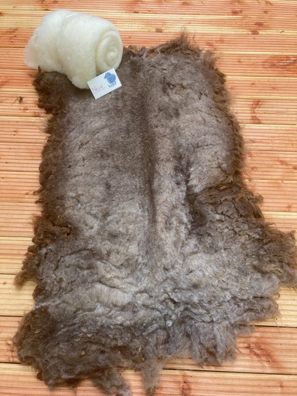 DIY FilzFell braun meliert "Nela" – Bild 2