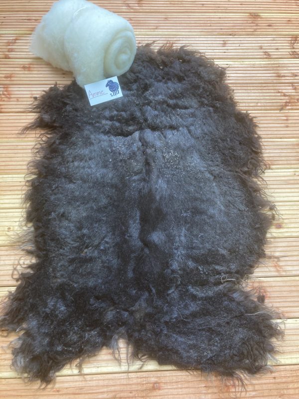DIY FilzFell schwarz meliert "Amme" – Bild 2