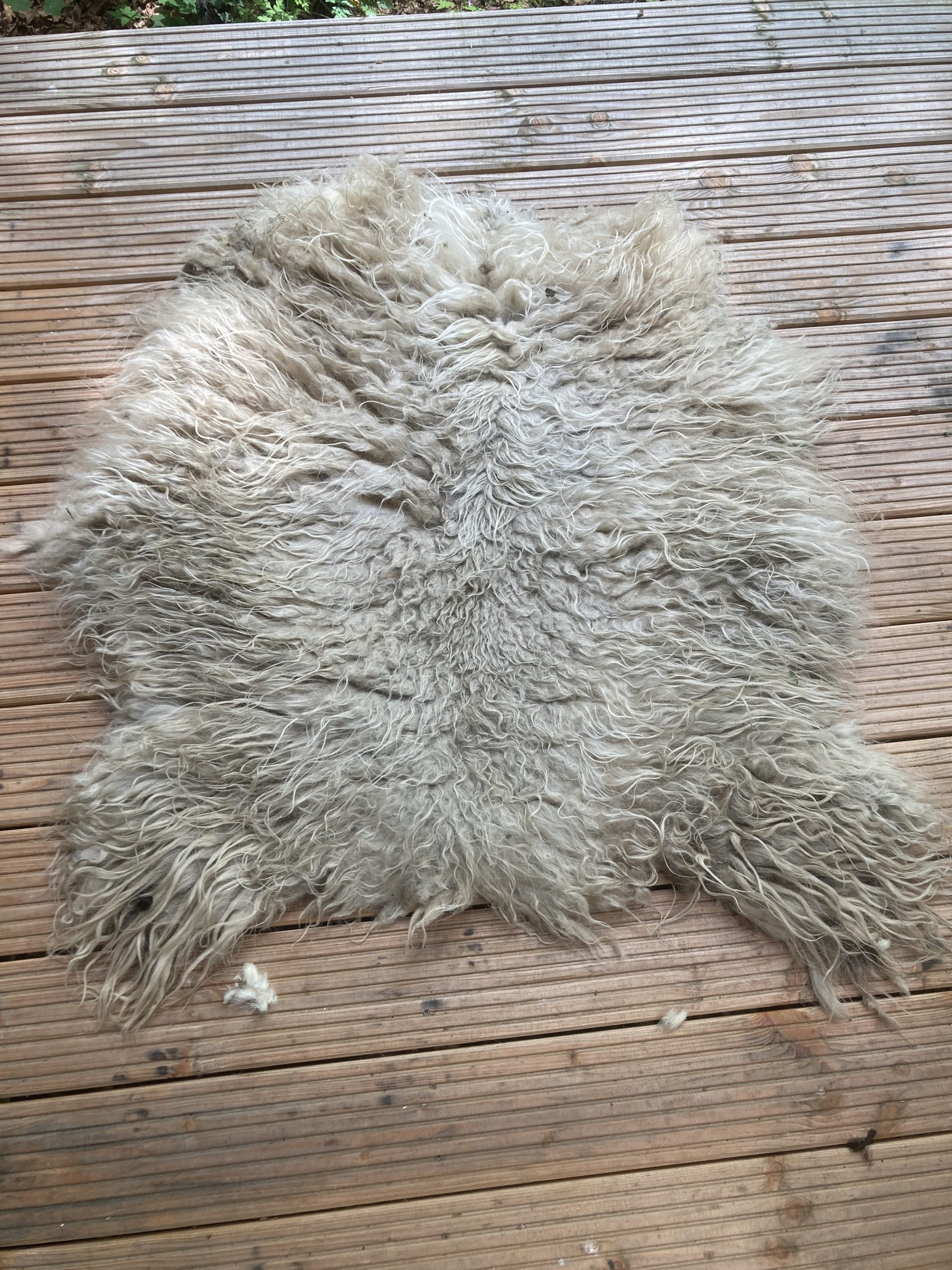 DIY FilzFell weiß "Antonia 26"