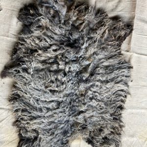 DIY FilzFell schwarz meliert "Manja 25"